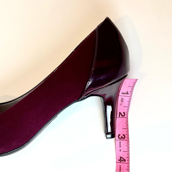 LifeStride Spencer Pointed Toe Heels Eco Suede Patent Pumps 7.5 - Picture 12 of 13